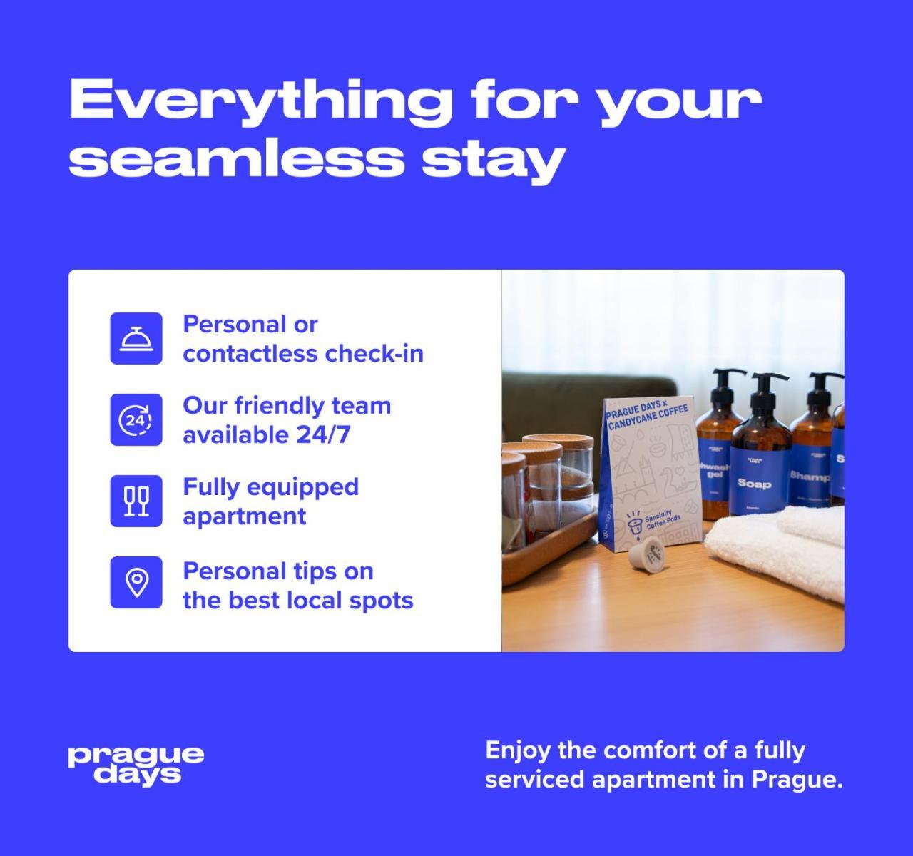 Designer Apartments In New Town By Prague Days - "Included Everything We Needed And More" Εξωτερικό φωτογραφία